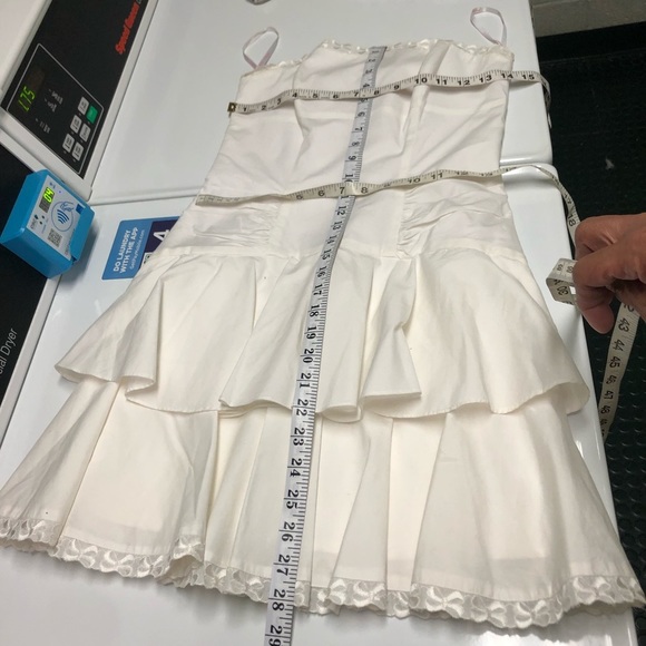 Betsey Johnson Bustier Y2K Cotton Strapless Dress - Picture 10 of 13